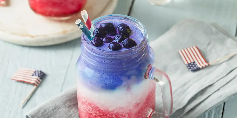 Red, White & Blue Slushies Recipe