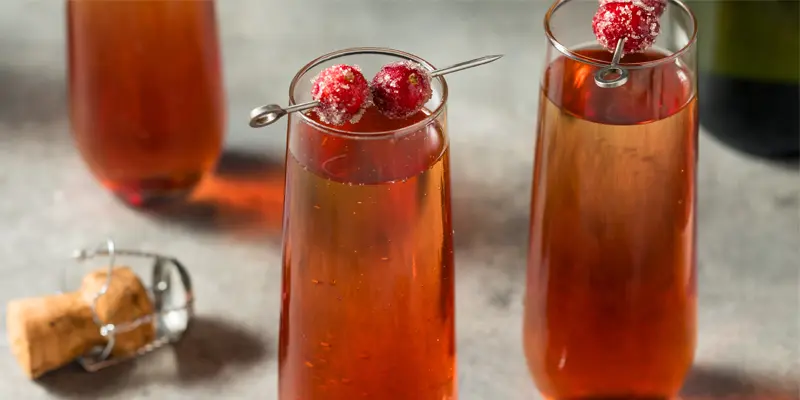 Cranberry French 75 Recipe