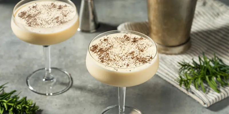 Eggnog Amaretto Martini Recipe
